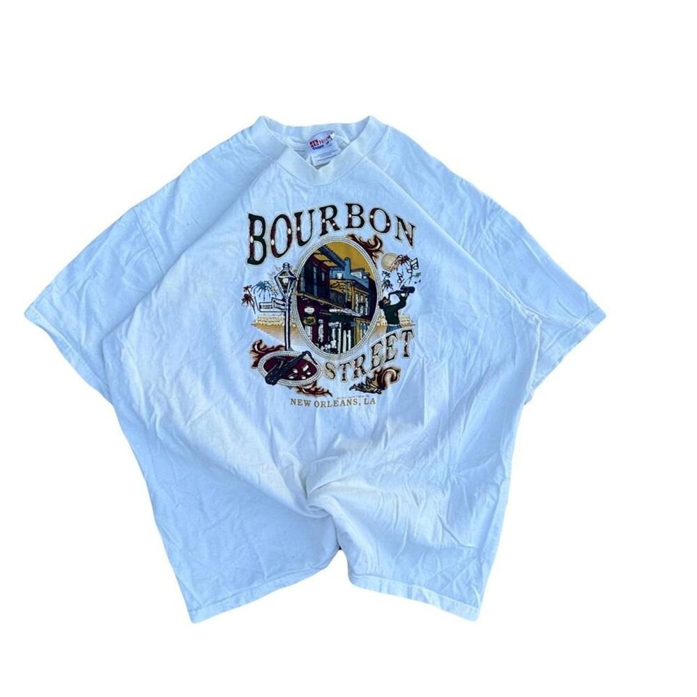 Mardi-gras Men's White and Cream T-shirt